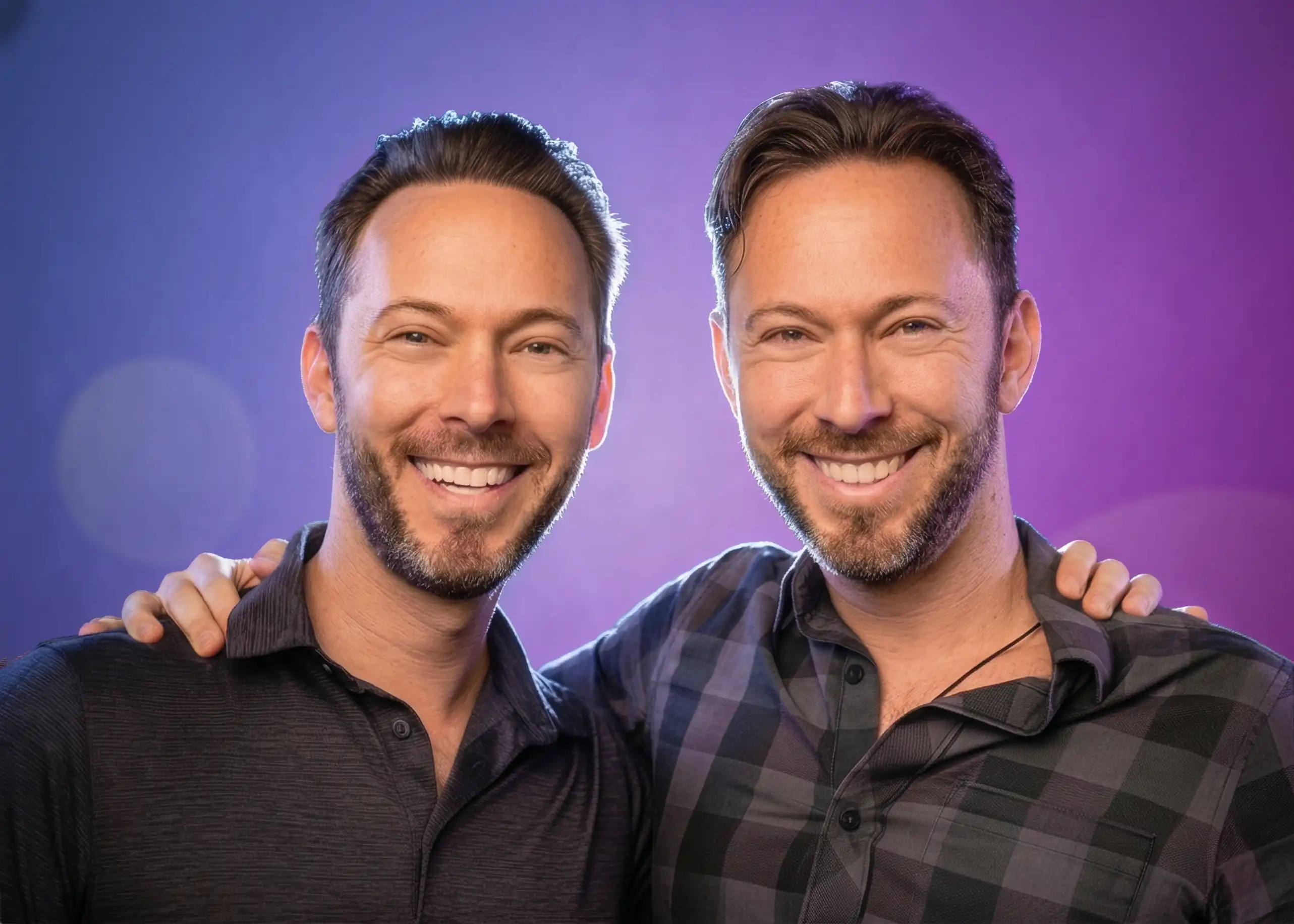 Darren and Adam Fanton, co-founders of ScreenSpace
